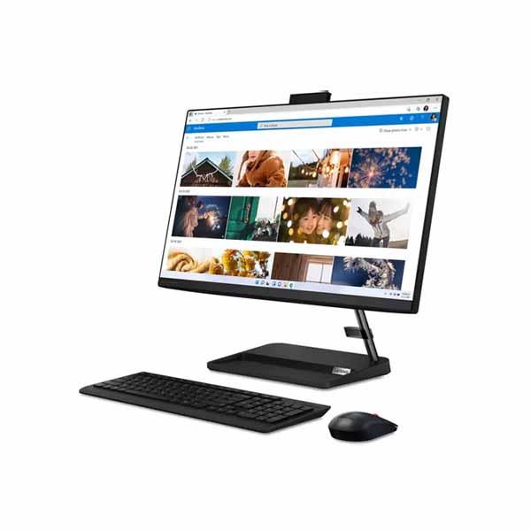 PC LENOVO AIO 3-22IAP7 (F0GG001FID) BLACK : INTEL CELERON 7305 ,8GB DDR4,256GB,UMA NO ODD, 21.5" WIN 11+OHS 