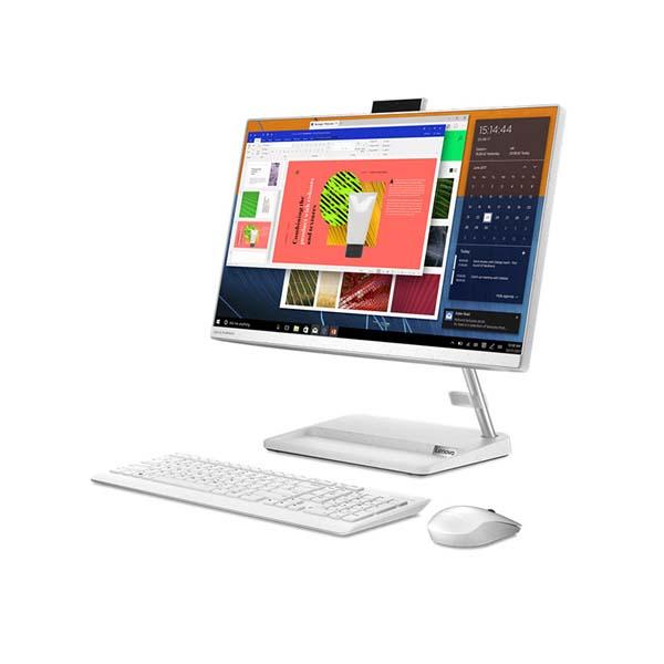 PC LENOVO AIO 3-22IAP7 (F0GG0023ID) WHITE : INTEL CELERON 7305 ,8GB DDR4,256GB,UMA NO ODD, 21.5" WIN 11+OHS  