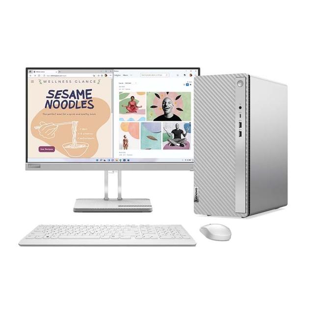 PC LENOVO DEKSTOP IC 5-14IAB7 (90X20014ID) CLOUD GREY : INTEL CORE I7-14700,2X8GB DDR5-5600,1TB SSD M.2 2280 PCIE,INTEL UHD GRAPHICS,WIN +OHS (INCL:MN1886)