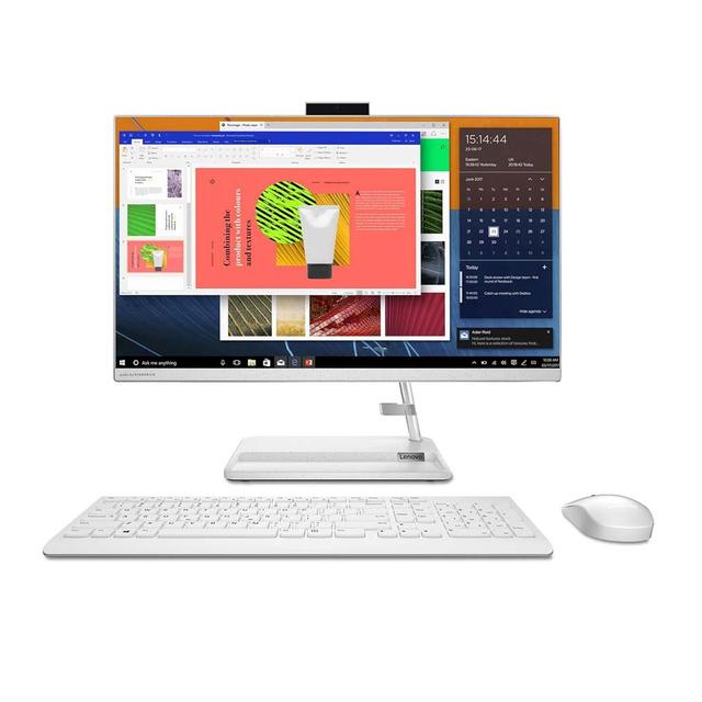 PC LENOVO AIO 3-24IAP7 (F0GH00KJID) WHITE : INTEL CORE I3-1215U,8GB,512GB SSD,23.8",WIN 11 + OHS
