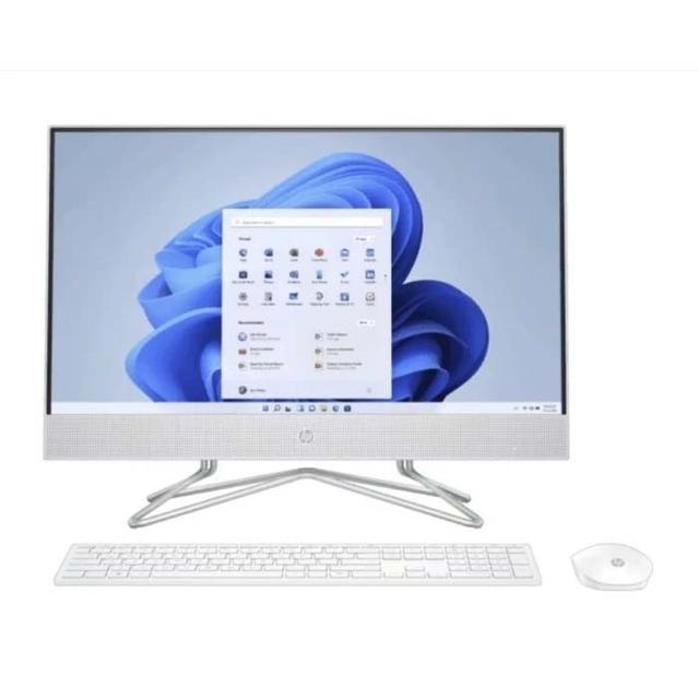 PC HP AIO 22-DG0006D (WHITE) : INTEL N100 (ALDER LAKE-N),8GB,512GB SSD, 21.5"FHD,WIN 11 HOME+OHS 