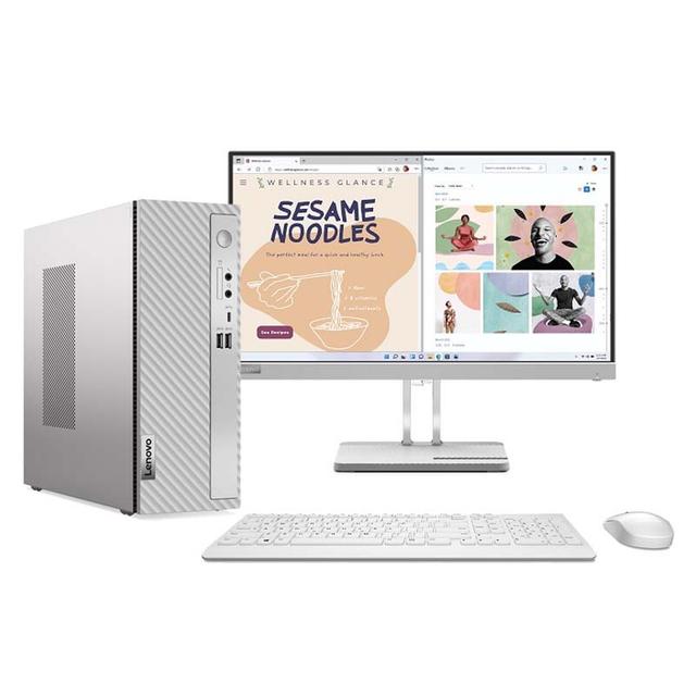 PC LENOVO DESKTOP IC3-071RB8 (90VT00DPID) CLOUD GREY : INTEL CORE I3-13100,8GB DDR4-3200,512GB SSD M.2 2280 PCIE,INTEL UHD GRAPHICS 730,21",DOS (INCL:MN1886)