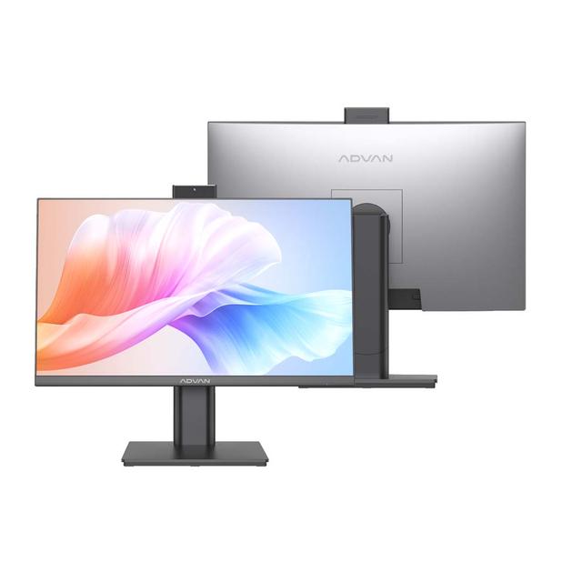 PC ADVAN AIO FORCE ONE PC BLACK/GREY : AMD R5-6600H,8GB DDR5,512GB SSD,24" 1920*1080 FHD,WIN 11 HOME(+ KB2301)