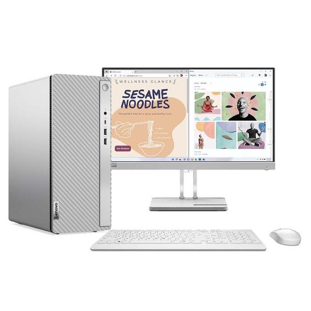 PC LENOVO IC TOWER 14IRR9 (90X2004UID) CLOUD GREY : INTEL CORE I5-13400,8GB DDR5-4800,512GB SSD M.2 2280 PCIE,INTEL UHD GRAPHICS, DOS (INCL:MN1886)