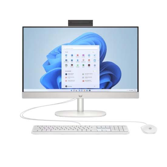 PC HP AIO 24-CR0200D 
(WHITE) : INTEL CORE I3-1315U,8GB,512GB SSD,23.8"FHD,WIN 11 HOME+OHS,1Y WARRANTY