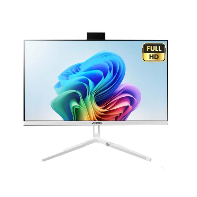 PC AXIOO AIO HYPE FLEX 1 (DTAXHF-DN0-41WH) WHITE : INTEL N100,4GB,128GB SSD,23.8"FHD,WIN 11 HOME