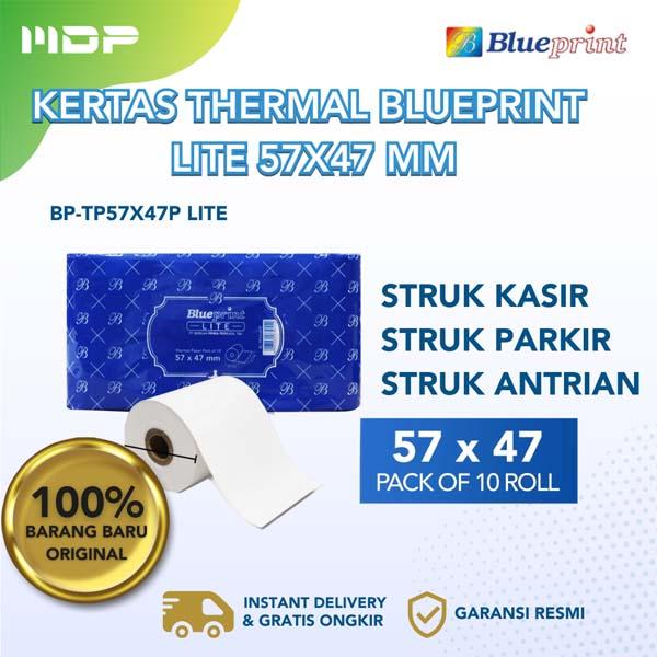 KERTAS THERMAL BLUEPRINT ROLL BP-TP57X47P LITE (1 BOX = 100 )