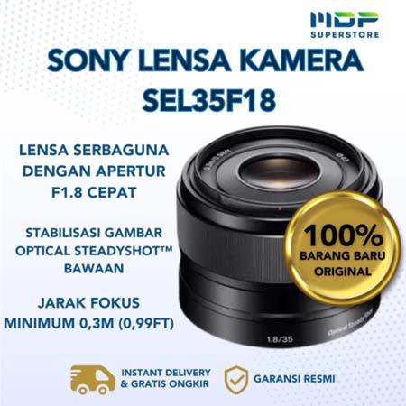 SONY LENSA KAMERA SEL35F18