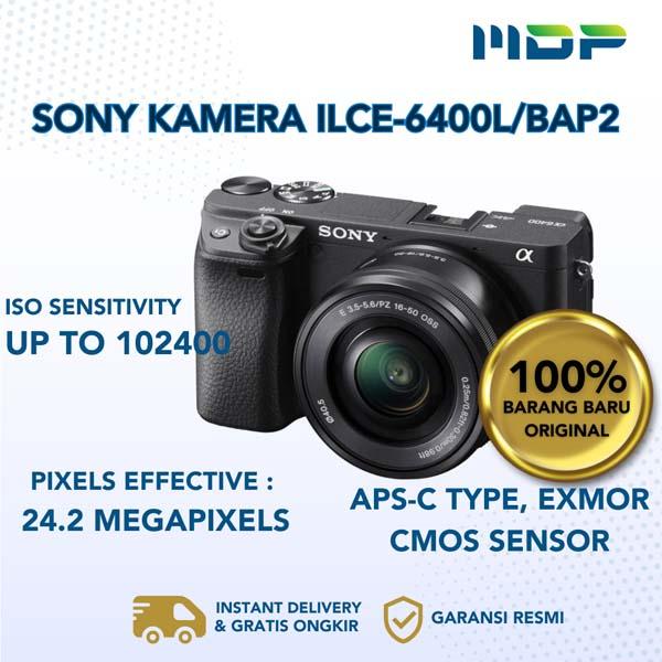 SONY KAMERA ILCE-6400L/BAP2 BLACK