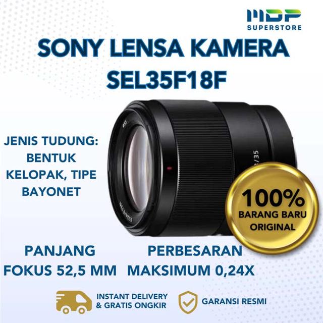 SONY LENSA KAMERA SEL35F18F