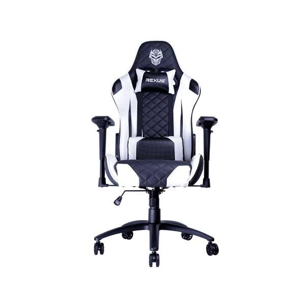 GAMING CHAIR REXUS RGC-101 WHITE ARMREST 4D