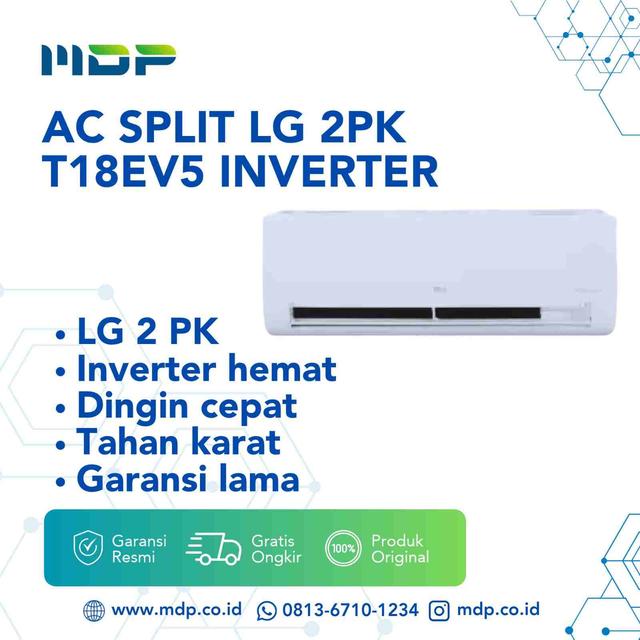 AC SPLIT LG 2PK T18EV5 INVERTER (INCLUDE:HA1746)