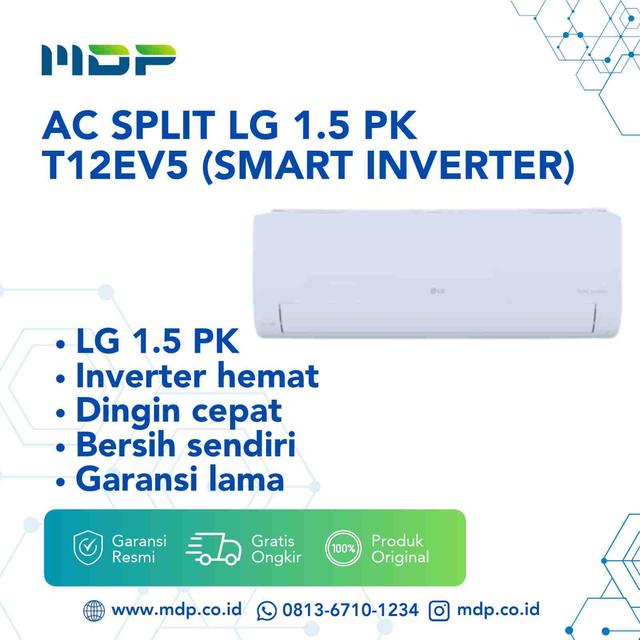 AC SPLIT LG 1.5 PK T12EV5 (SMART INVERTER)(INCLUDE:HA1782)