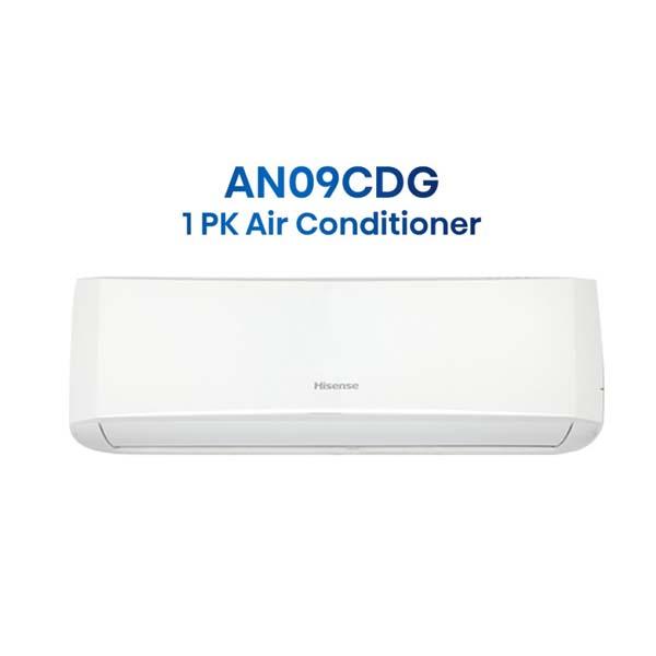 AC SPLIT HISENSE 1PK AN09CDG STANDARD ( 810 WATT) (INCLUDE:HA1879)