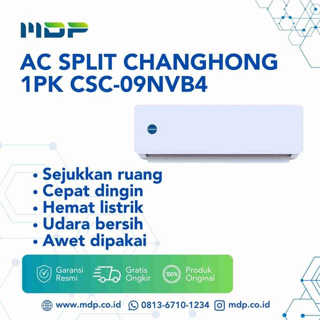 AC SPLIT CHANGHONG 1PK CSC-09NVB4 (STANDARD)(INCLUDE:HA2057)