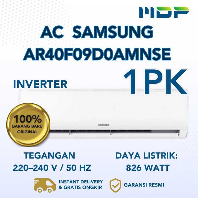 AC SPLIT SAMSUNG 1PK AR40F09D0AMNSE ( INVERTER)(INCLUDE:HA2246)
