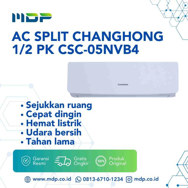 AC SPLIT CHANGHONG 1/2 PK CSC-05NVB4 (STANDARD)(INCLUDE:HA2403)