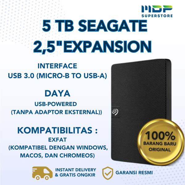 HARD DISK NOTEBOOK 5 TB SEAGATE 2,5"EXPANSION (STKM5000400)