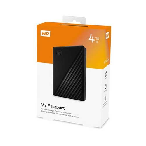 HARD DISK NOTEBOOK 4 TB WDC  MY PASSPORT USB 3.0 (EXT) NEW TYPE (WDBPKJ0040BBK/BBL/BRD)(BN309)