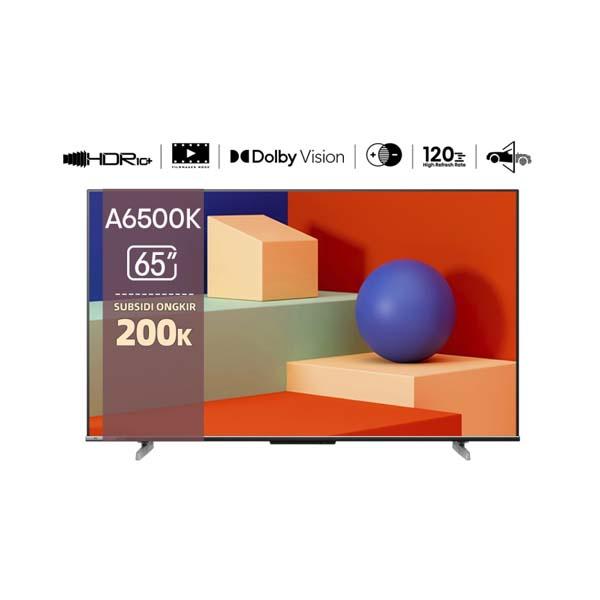 LED TV HISENSE 65" 65A6500K (GOOGLE TV/ UHD)