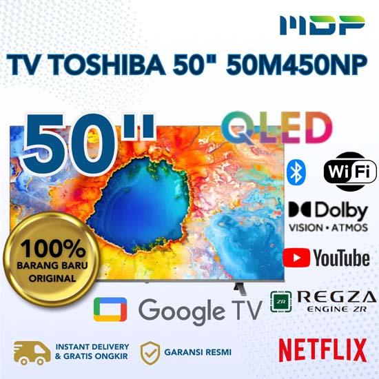 LED TV TOSHIBA 50" 50M450NP ( SMART TV/QLED/4K)(+BRACKET)