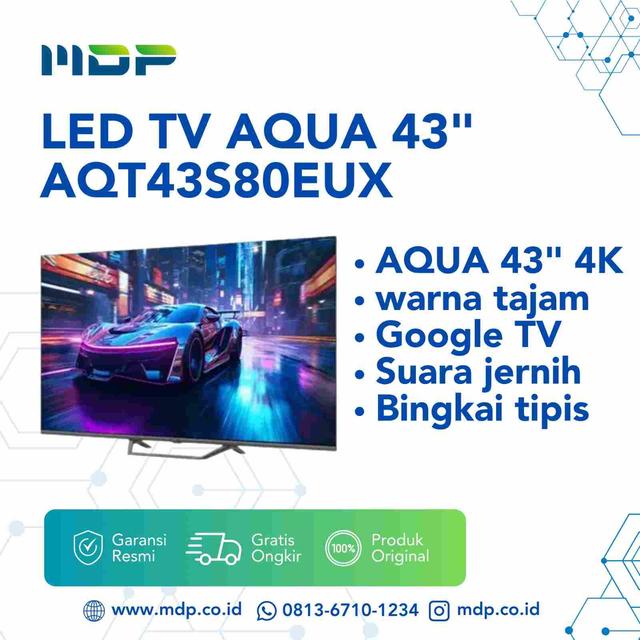 LED TV AQUA 43 " AQT43S80EUX (GOOGLE TV/QLED/4K)