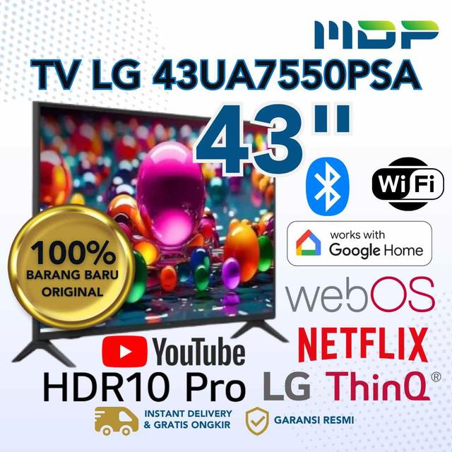 LED TV LG 43" 43UA7550PSA ( SMART TV/UHD/4K) 2025