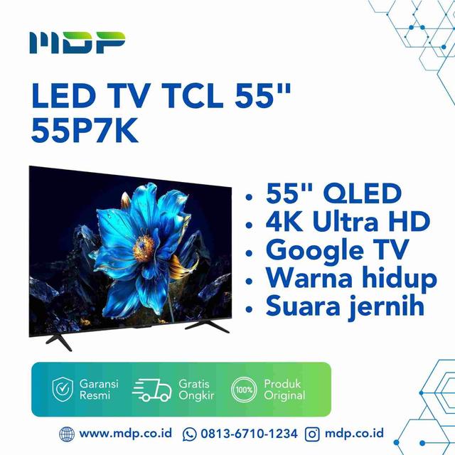 LED TV TCL 55" 55P7K (GOOGLE TV/QLED/4K) 