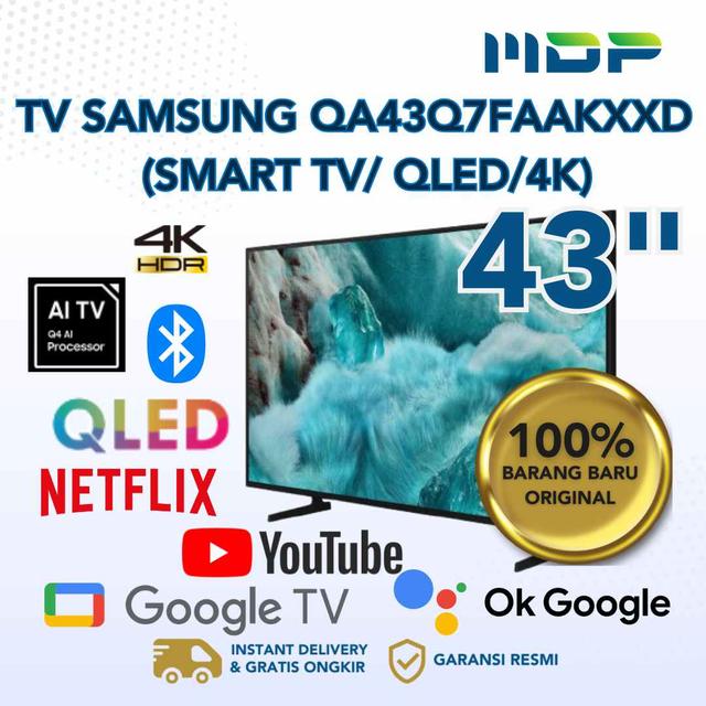 LED TV SAMSUNG 43" QA43Q7FAAKXXD ( SMART TV/ QLED/4K) 2025 