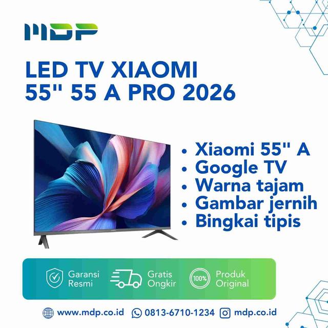 LED TV XIAOMI 55" 55 A PRO 2026 (QLED) (MITV L55MB-APID) 