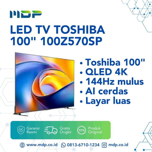 LED TV TOSHIBA 100" 100Z570SP (QLED PRO 4K AI) 
