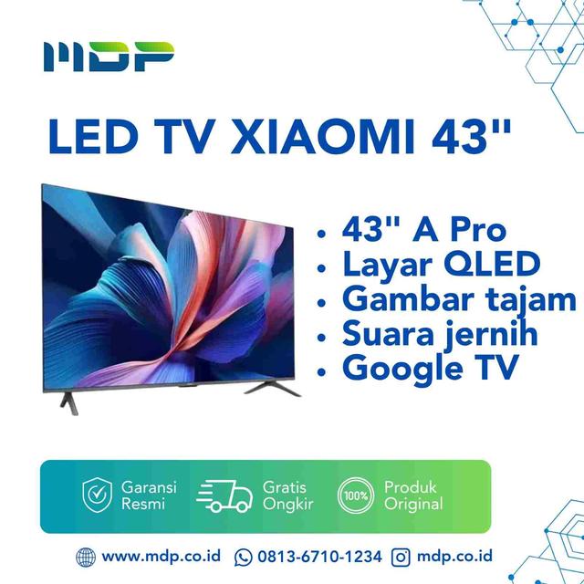LED TV XIAOMI 43" A PRO 2026 QLED (MITV L43MB-APID) 