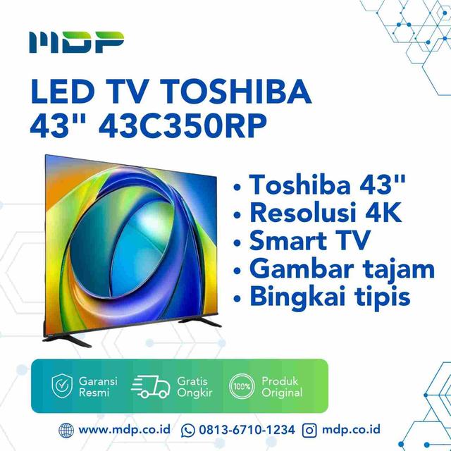 LED TV TOSHIBA 43" 43C350RP ( SMART TV /UHD/4K)