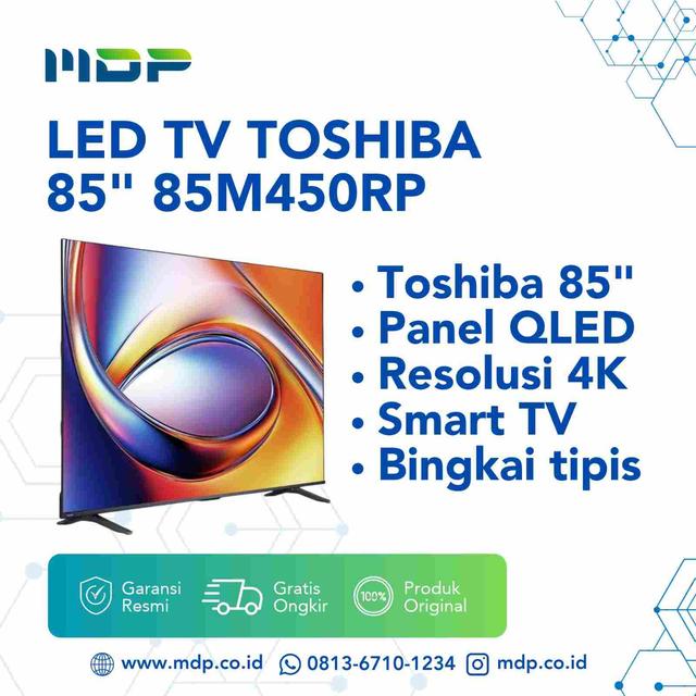 LED TV TOSHIBA 85" 85M450RP (SMART TV/QLED/4K)