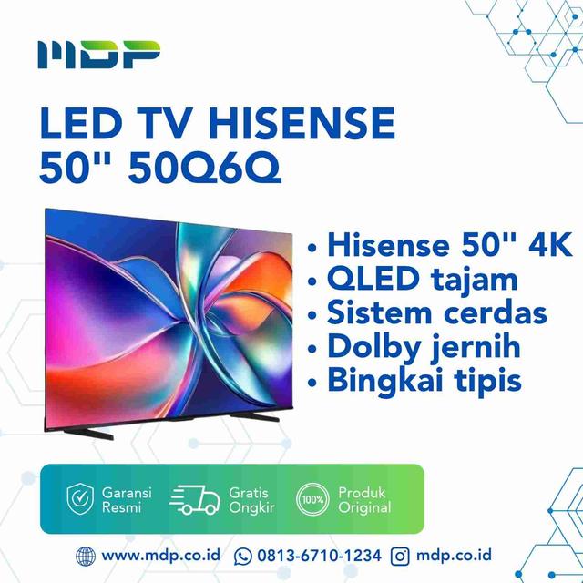 LED TV HISENSE 50" 50Q6Q ( SMART TV / QLED / 4K )
