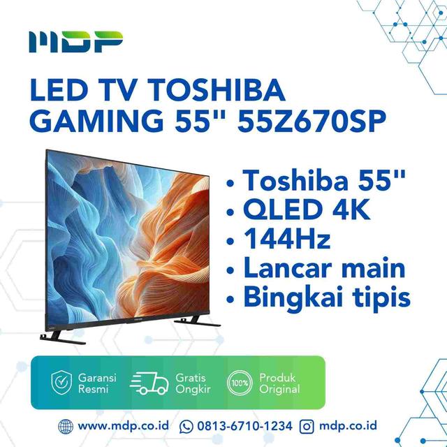 LED TV TOSHIBA GAMING 55" 55Z670SP ( SMART TV/QLED/4K) 