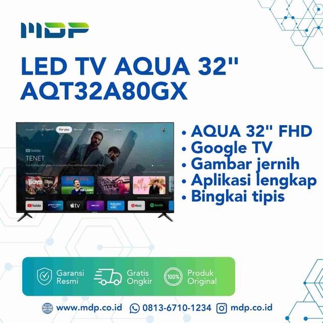 LED TV AQUA 32" AQT32A80GX (GOOGLE TV/FHD)