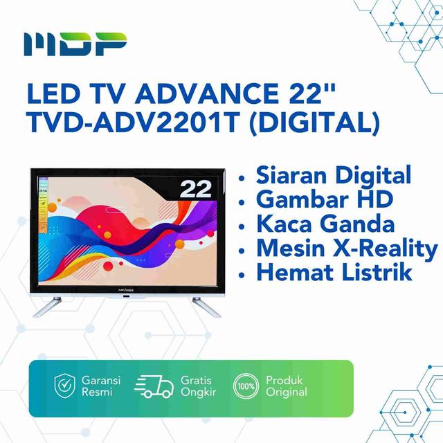 LED TV ADVANCE 22" TVD-ADV2201T (DIGITAL)