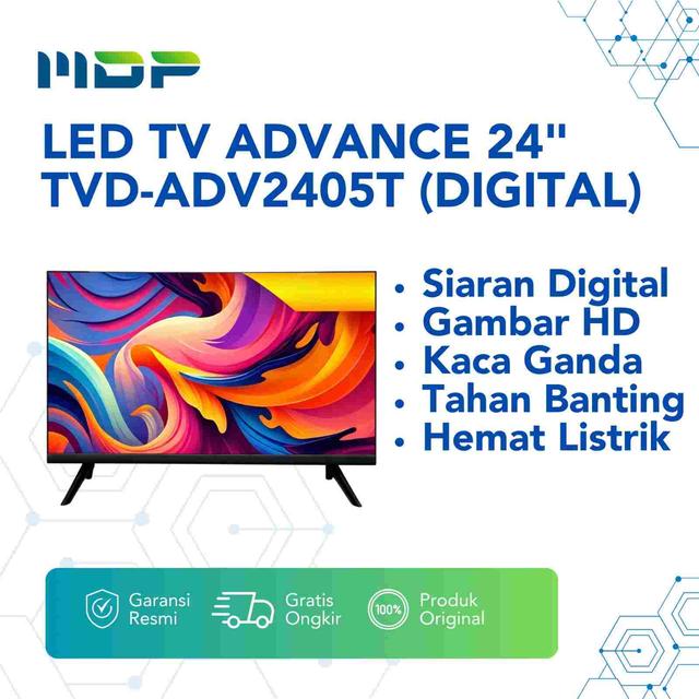 LED TV ADVANCE 24" TVD-ADV2405T (DIGITAL)