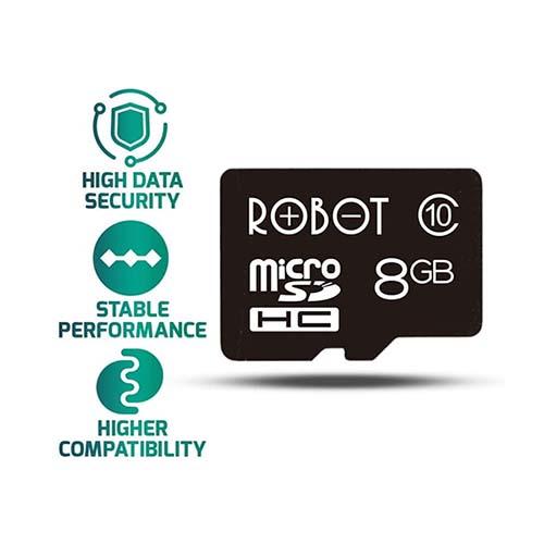MEMORY CARD 8GB ROBOT TF WITH PACKAGE BLACK