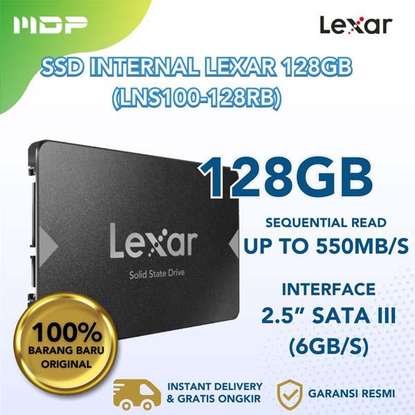 SSD LEXAR 128GB VALUE 2.5 SATA (INT) (LNS100-128RB)