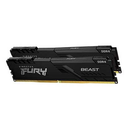 MEMORY KINGSTONE FURY BEAST BLACK DDR4 3200 16GB (KF432C16BBK2/16)