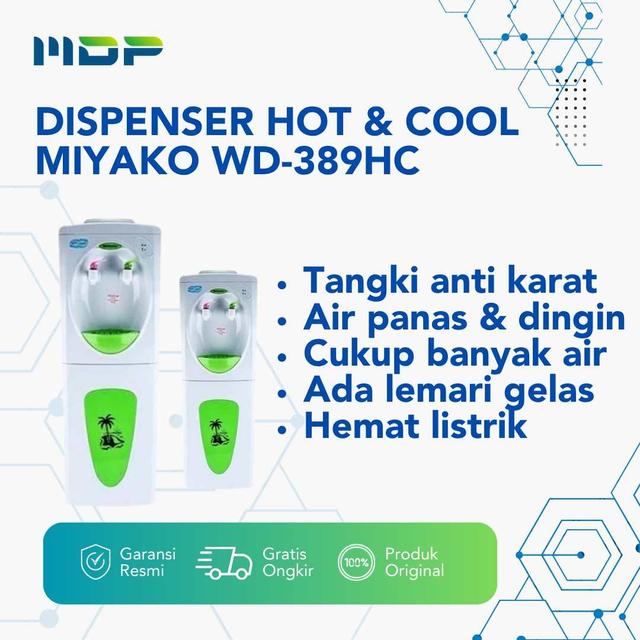 DISPENSER HOT & COOL MIYAKO WD-389HC