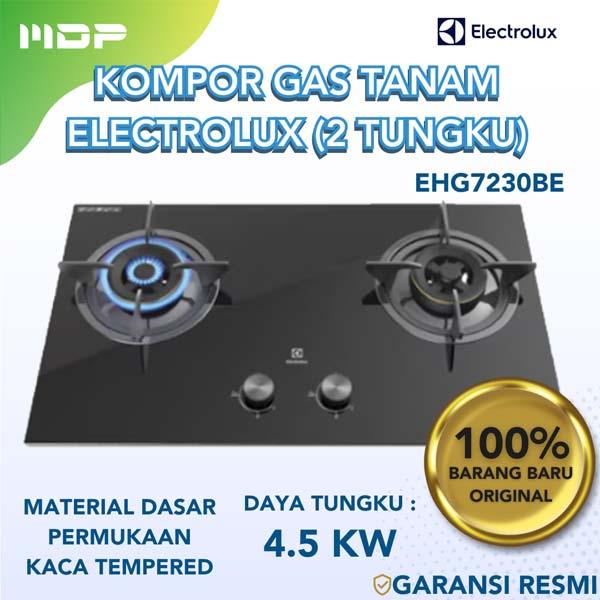 KOMPOR GAS  TANAM ELECTROLUX EHG7230BE (2 TUNGKU)