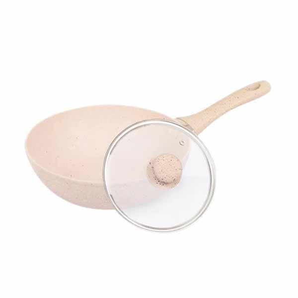 BOLDE SUPER PAN (WOK 26CM) + LID BEIGE