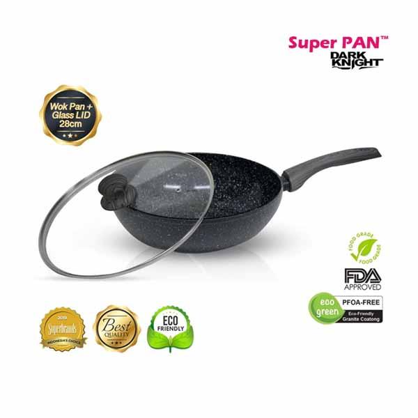 BOLDE SUPER PAN (WOK 28CM) + LID DARK KNIGHT