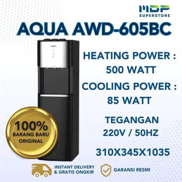 DISPENSER AQUA AWD-605BC (GALON BAWAH) COMPRESSOR COOLING 