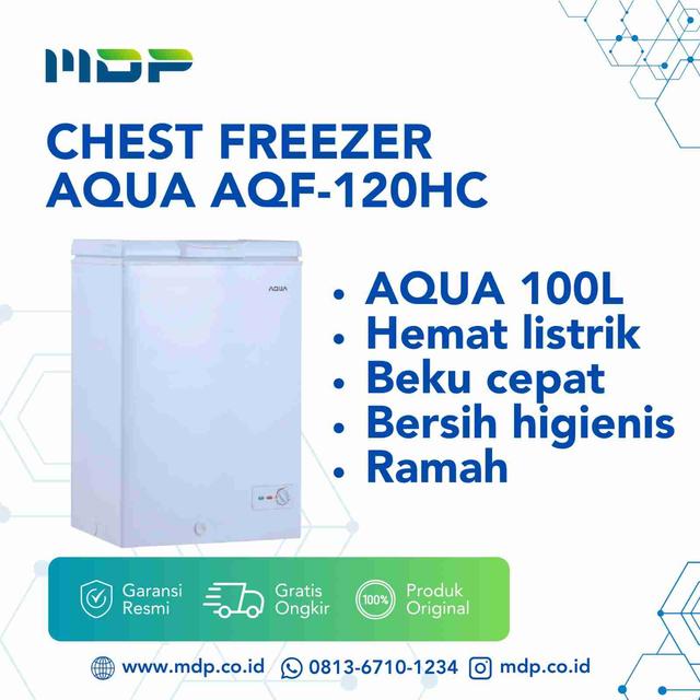 CHEST FREEZER AQUA AQF-120HC (100L) WHITE