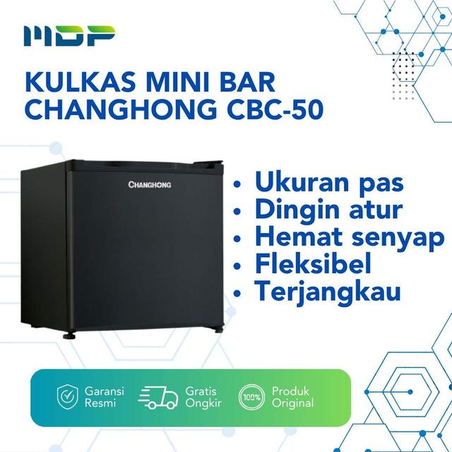 KULKAS MINI BAR CHANGHONG CBC-50 (50 LITER ) BLACK