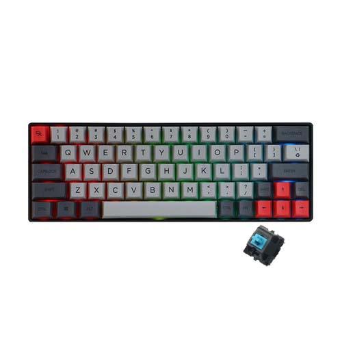KEYBOARD MECHA DAXA  REXUS M64 ULTI 3 CON BK JWK T1 SWITCH 